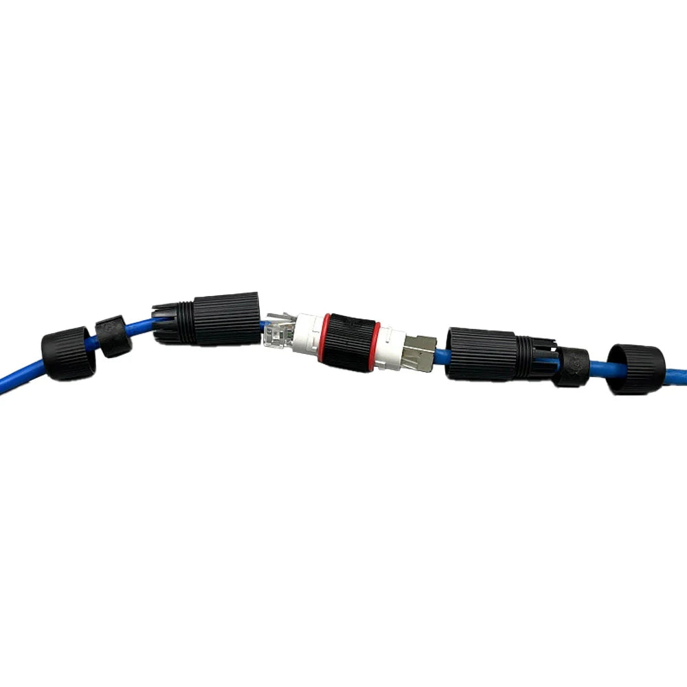 RJ45 Waterproof Connector Cap Cover for Outdoor Camera Female to Female